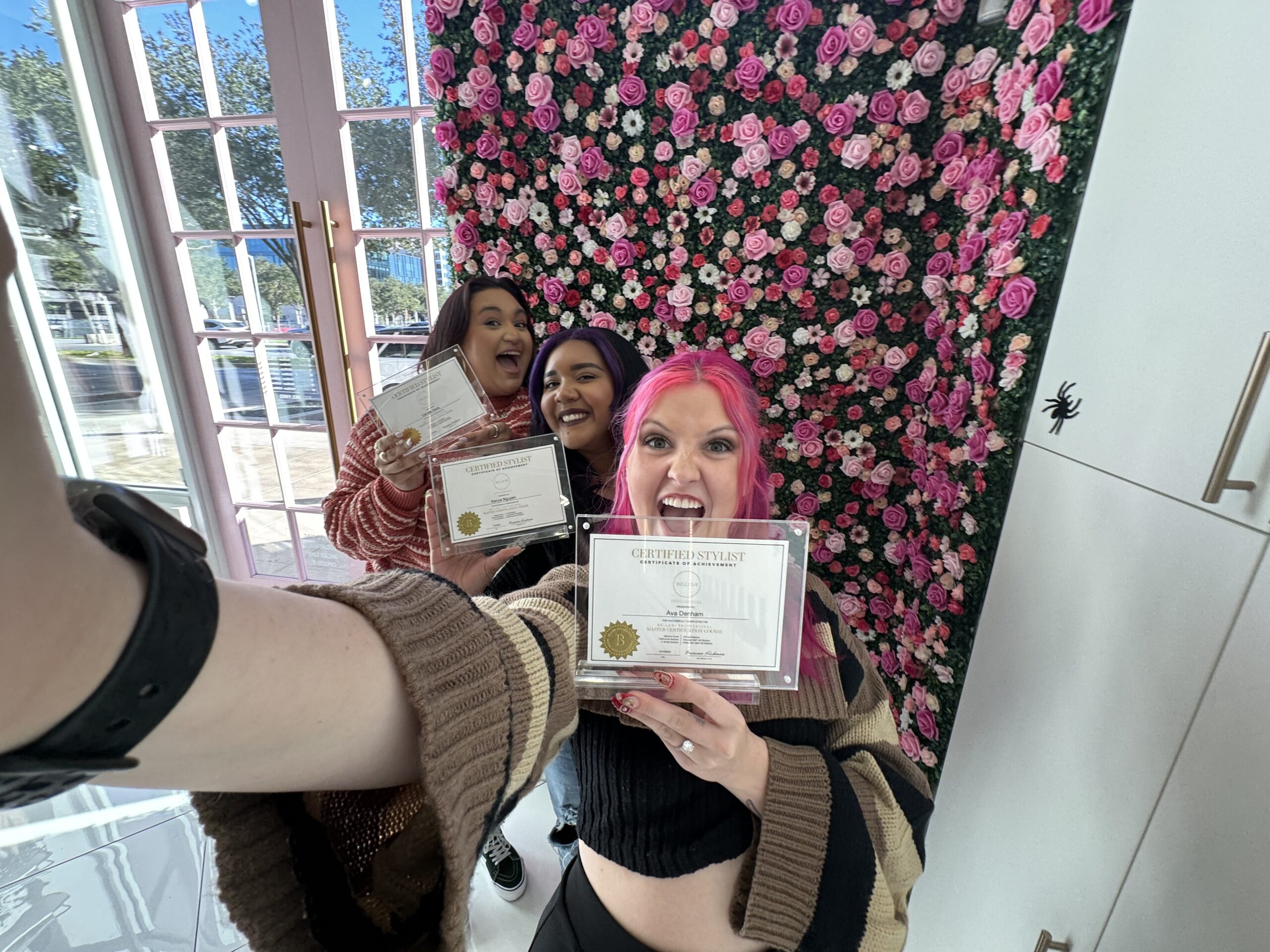 Fun Pic at Bellami Certifications Fun Pic at Bellami Certifications